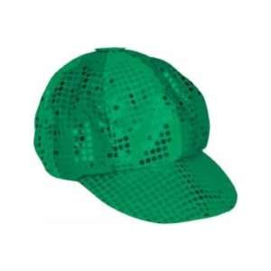  Green Sequin Go Go Hat Case Pack 3