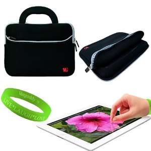 Apple iPad Accessories by VanGoddy Granite Black & Gray Carry Glove 