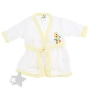   Sesame Street Big Bird Bath Robe for Newborn Babies 0 6 Months Baby