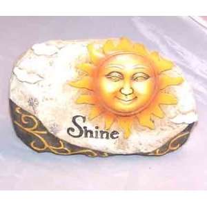   Garden Rock with Sunshine and the Word Shine 
