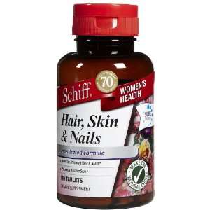  Schiff Hair Skin & Nails Formula Tabs Health & Personal 