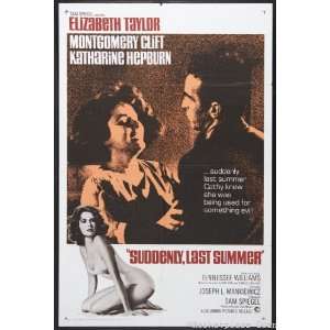  Suddenly Last Summer Movie Poster 24x36in