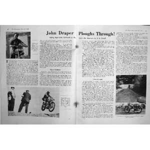   MOTOR CYCLE MAGAZINE 1903 TRIUMPH BROWN REDCAR HERNE