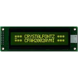  Crystalfontz CFAH2002A YMI JTV 20x2 character LCD display 