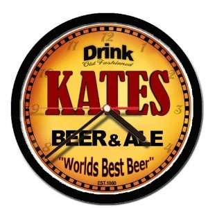  KATES beer and ale cerveza wall clock 