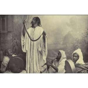 Snake Charmers, Tangier, Morocco, Late 19th cent., by Tancrede Dumas 