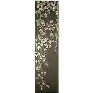   Faux Leather 3 Dimensional Wall Decor, Black and White