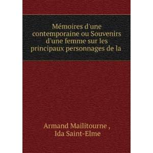   personnages de la . Ida Saint Elme Armand Mailitourne  Books