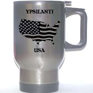  US Flag   Ypsilanti, Michigan (MI) Stainless Steel Mug 