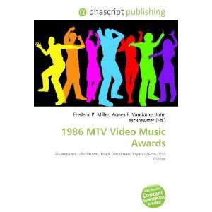  1986 MTV Video Music Awards (9786134014670) Books