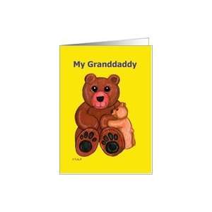  My Granddaddy Fathers Day Teddy Bears Card Health 
