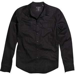  Fox Racing Wanderer Long Sleeve Woven Shirt   Large/Black 