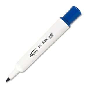  Integra 33308 Dry Erase Marker, Chisel Tip, Blue Office 