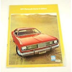   71 Plymouth DUSTER and VALIANT BROCHURE Scamp 340 