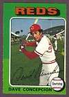 1975 OPC Baseball Dave Concepcion #17 Cin Reds NM/MT