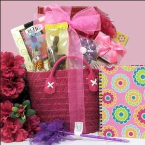   Glamour Girl Easter Gift Basket for Girls Ages 6 to 9 Years Old