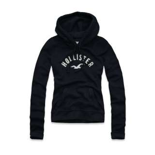   Hollister by Abercrombie Women Hoodie   Northside, Navy, Size S, M, L