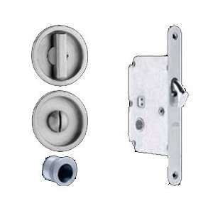 Omnia 3910 US32D Brushed Stainless Steel Mortise Lock for Wood Pocket 