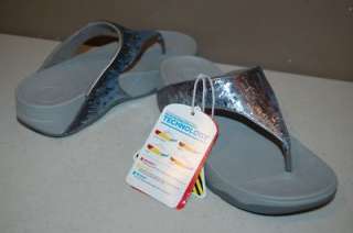 Authentic FitFlop Electra Strata Palladium size 6 10 Womens FitFlop 