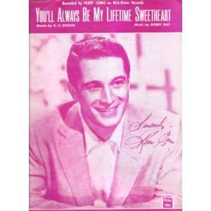  Sheet Music Youll Always Be My Lifetime Sweetheart Perry 