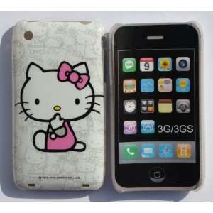  [NC] APPLE IPHONE 3G 3GS SITTING WHITE HELLO KITTY WITH 