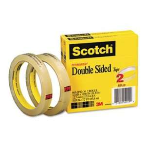  665 Double Sided Tape, 1/2 x 1296, 3 core, Transparent 