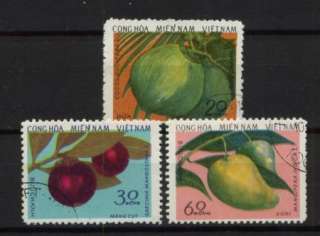 Vietnam 1976 SG#NLF71 3 Fruits Used Set  