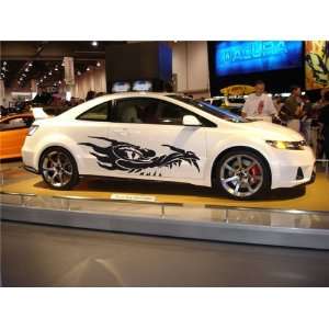  CAR VINYL SIDE GRAPHICS DRAGON ACURA FIT ANY CAR