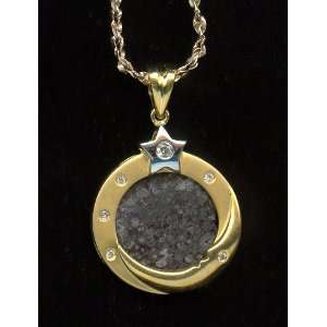  Allende Diamond Meteorite Pendant 