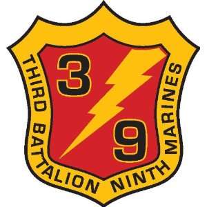 3rd Battalion 9th Marine Regiment sticker vinyl decal 4 x 