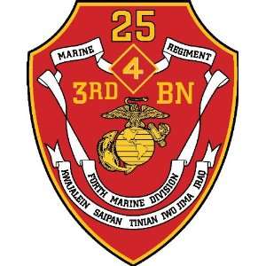  USMC 3rd battalion 25th marine regiment sticker vinyl 