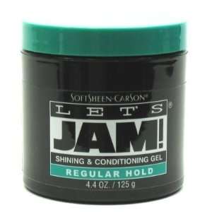  Lets Jam Shine & Conditioning Gel 4.25 oz. Jar (3 Pack 