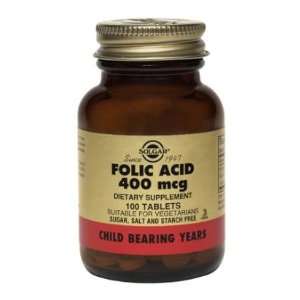  Folic Acid 400 mcg 100 Tablets