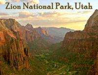 UTAH   Zion National Park Travel Souvenir Fridge Magnet # 2  