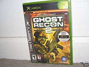 GHOST RECON 2 II BRAND NEW FACTORY SEALED   XBox 008888511649  