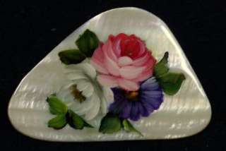 Mother of Pearl Russian Pin #0773 BOUQUET  