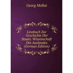   . Wissenschaft Des Auslandes (German Edition) Georg Mollat Books