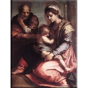 Holy Family (Barberini) 12x16 Streched Canvas Art by Sarto, Andrea del