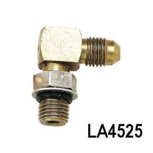  LA45250 Longacre 7/16 20 x #4 AN 90 Degrees GM Single 