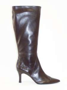 Vaneli Zida Womens Knee High Tall Boots Brown 9.5  