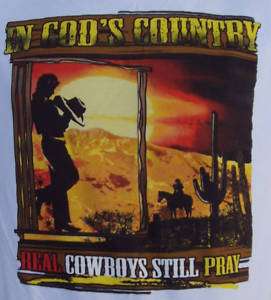 Christian Cowboy Prayer T shirt  