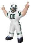 FT AIRBLOWN INFLATABLE NEW YORK JETS FOOTBALL PLAYER IN JETS UNIFORM 