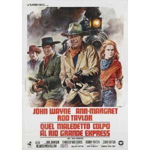  Poster Movie Italian B 27 x 40 Inches   69cm x 102cm John Wayne Ann 