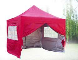 Peaktop 10x10 EZ Pop Up Party Tent Canopy Gazebo Red  