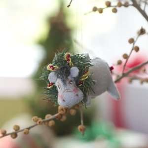  Annalee 3 Holiday Hippo Ornament