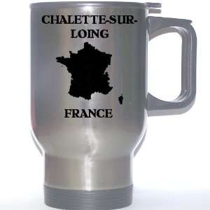  France   CHALETTE SUR LOING Stainless Steel Mug 