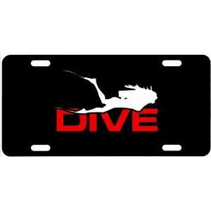  Girl Diver License Plate 