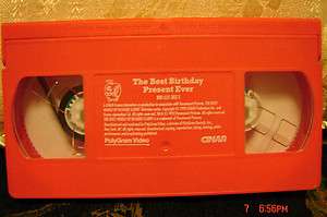 The Busy World of Richard Scarry Best Birthday Present Ever Video VHS 