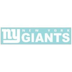  NFL New York Giants 4x16 Die Cut Decal