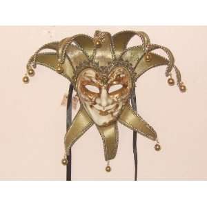  Gold Joker Sinfonia Venetian Mask